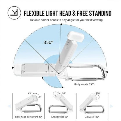 LuxeGlow Adjustable Book Light